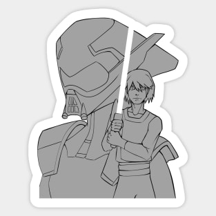 the twins Sticker